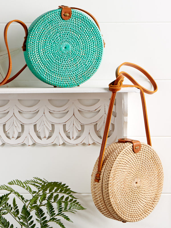 Balinese Rattan Basket Bag