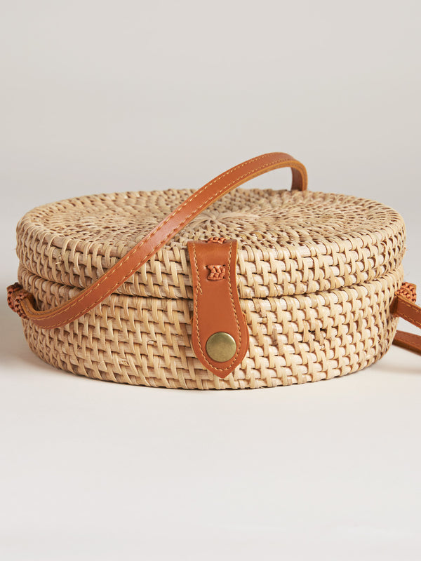 Balinese Rattan Basket Bag