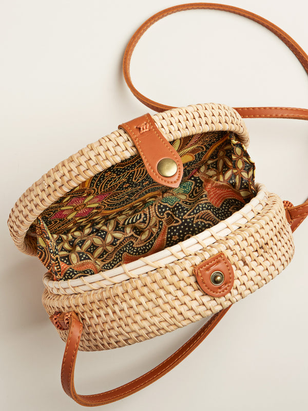 Balinese Rattan Basket Bag