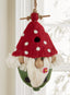 Gnome Home Hand-Felted Birdhouse FINAL SALE (No Returns)