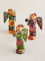 Floral Folk Art Angels - Set of Both