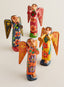 Floral Folk Art Angels - Set of Both