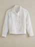 Arles European Linen Cropped Jacket