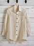 Algarve European Linen Long-sleeve Shirt FINAL SALE (No Returns)