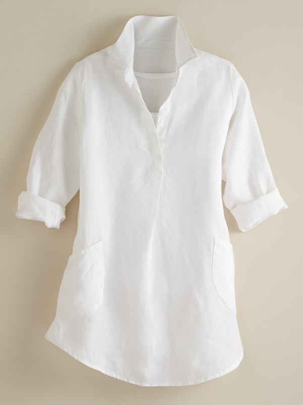 Majorca European Linen Pocket Tunic