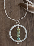 Healing Circle Jasper Necklace