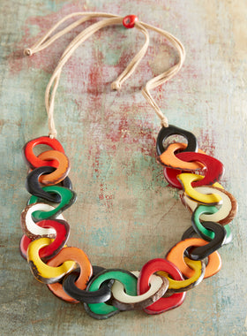 Tagua Fiesta Necklace