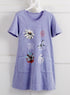 Painted Garden T-shirt Dress