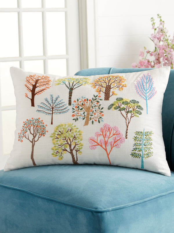 Forest Walk Throw Pillow