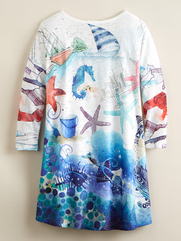 She Sells Seashells Tunic