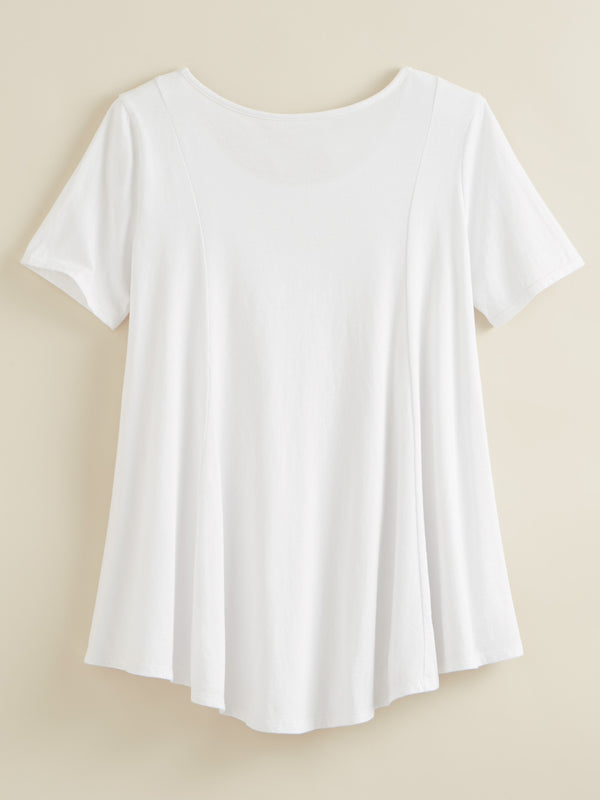 Beyond Basic A-line Tunic - Short Sleeve