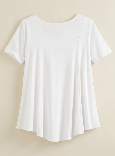 Beyond Basic A-line Tunic - Short Sleeve