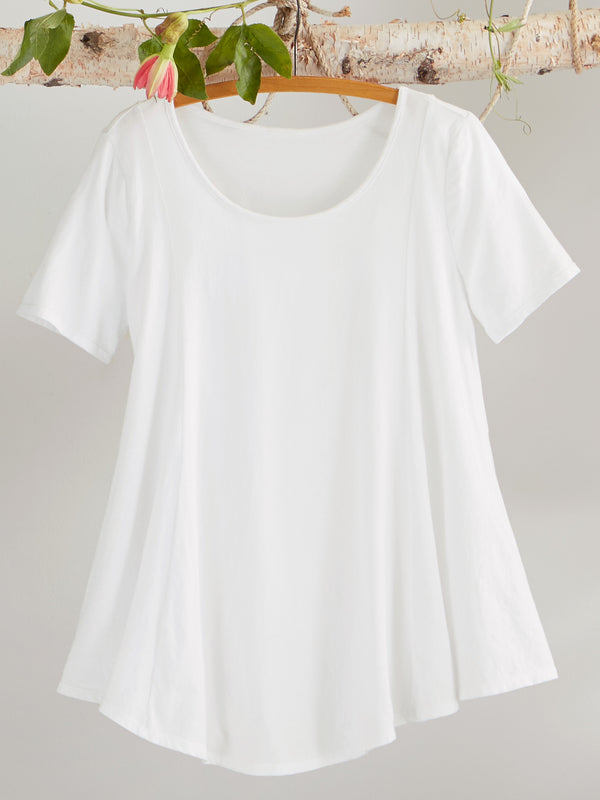 Beyond Basic A-line Tunic - Short Sleeve