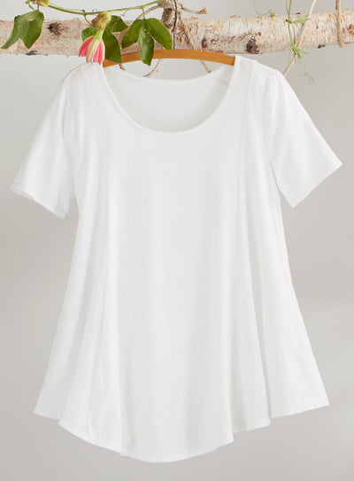 Beyond Basic A-line Tunic - Short Sleeve