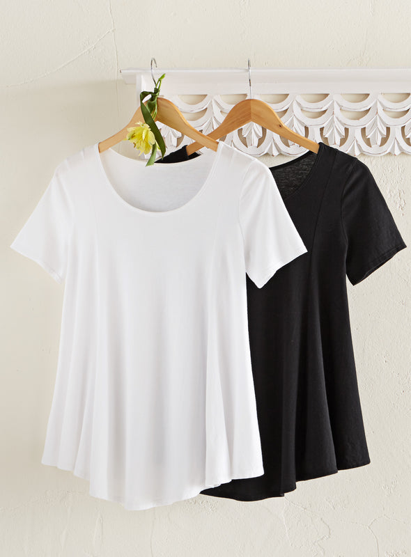 Beyond Basic A-line Tunic - Short Sleeve