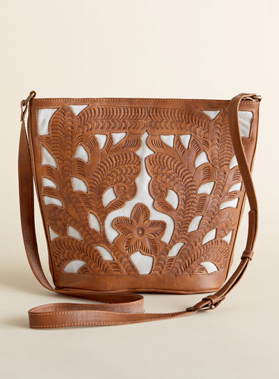 La Viña Hand-tooled Leather Bag