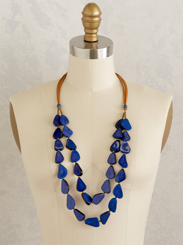 Tagua Raindrops Necklace