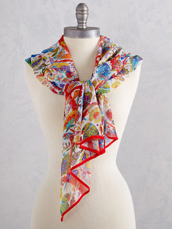 Silky Songbird Scarf