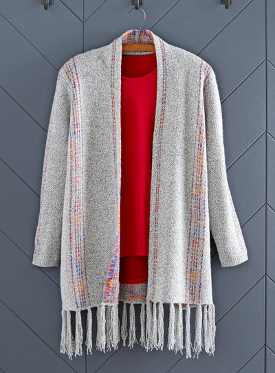 Moonbow Tassel Cardigan FINAL SALE (No Returns)