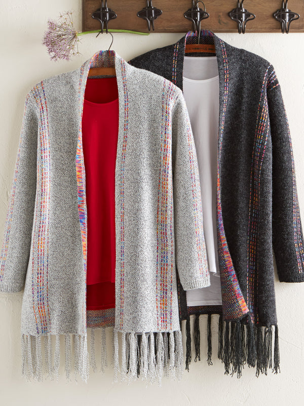 Moonbow Tassel Cardigan FINAL SALE (No Returns)