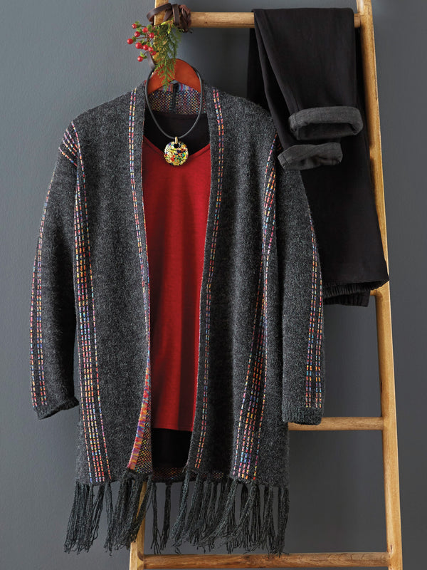 Moonbow Tassel Cardigan FINAL SALE (No Returns)