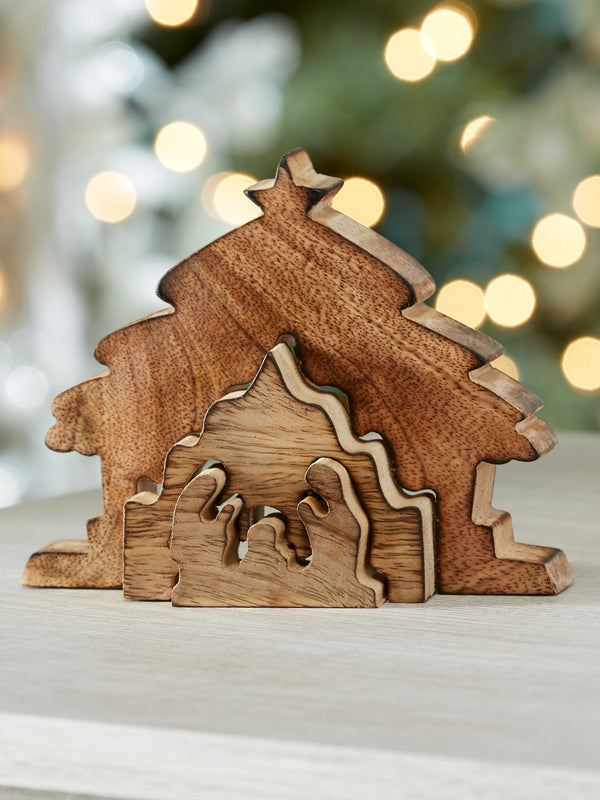 Nesting 3-D Nativity Set