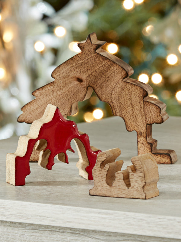 Nesting 3-D Nativity Set