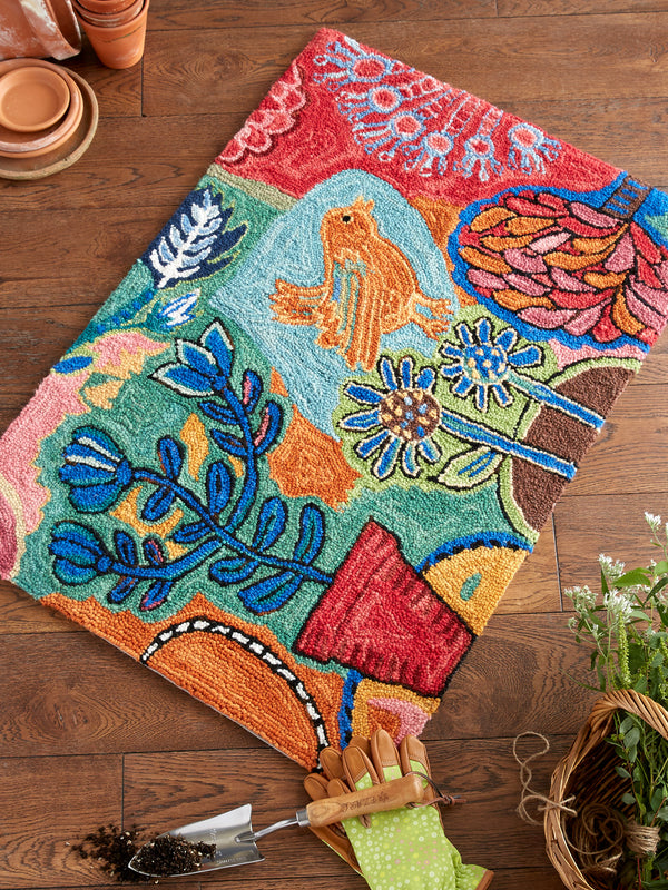 A Little Birdie Told Us Hand-Hooked Rug