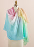 Pastel Rainbow Wool Scarf