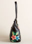 Hummingbirds at Night Hand-Painted Shoulder Bag