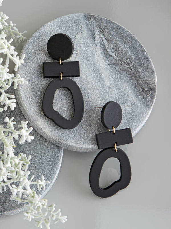 Modernist Dangle Earrings