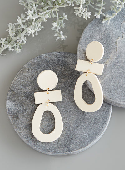 Modernist Dangle Earrings