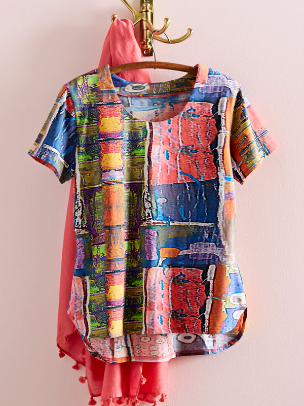 Motley Mix Short-sleeve Top