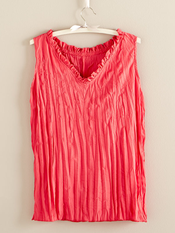 Sea Breeze Ruffle Tank FINAL SALE (No Returns)