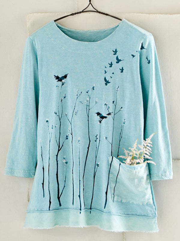 Prairie Birds Tunic FINAL SALE (No Returns)