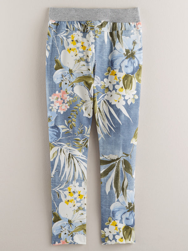 Favorite Fit Floral Cotton Terry Pants