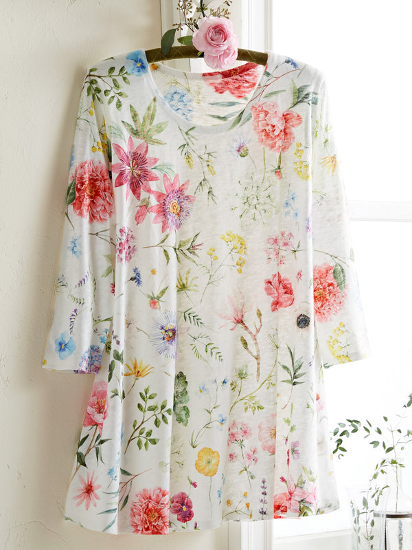 Botanical Sketchbook Tunic