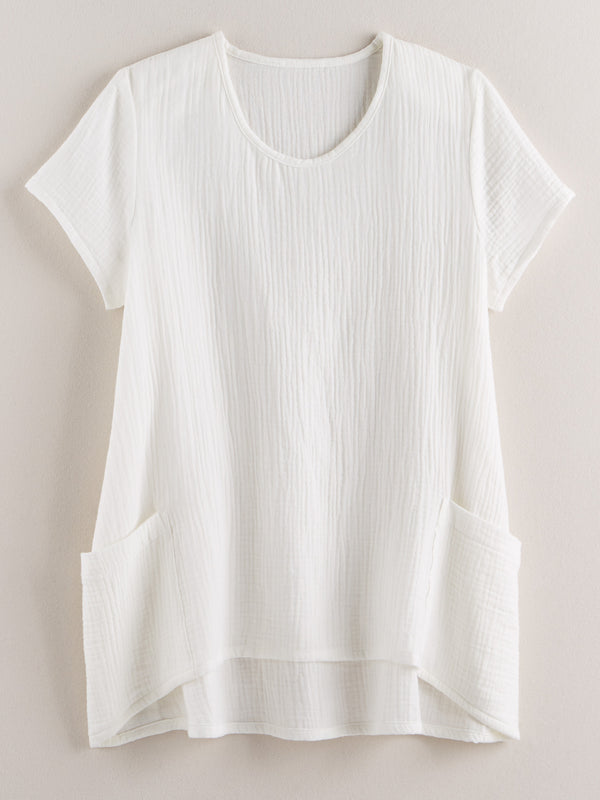 Cotton Ripple Trapeze Top FINAL SALE (No Returns)