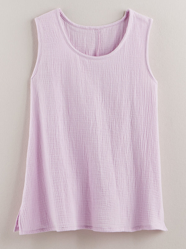 Cotton Ripple Tank Top FINAL SALE (No Returns)