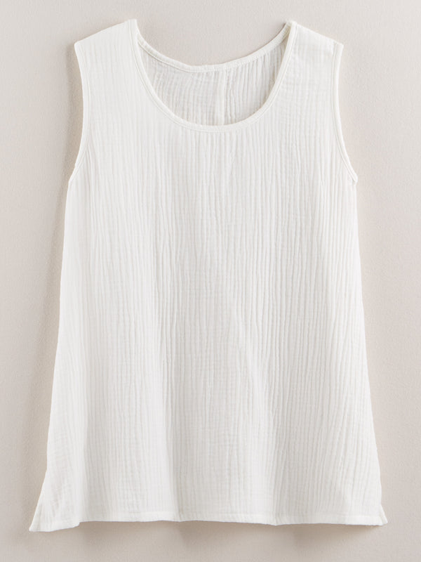 Cotton Ripple Tank Top FINAL SALE (No Returns)