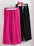 Cotton Ripple Wide-leg Pants FINAL SALE (No Returns)