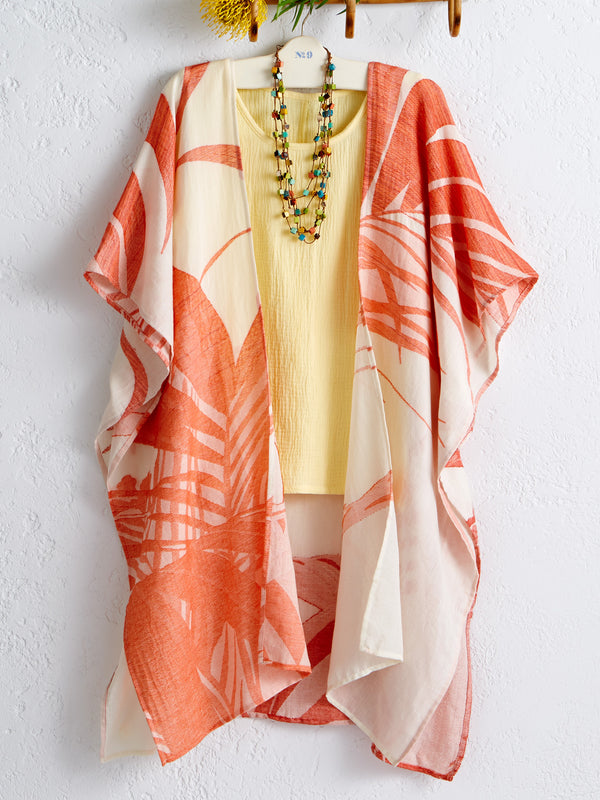 Bird of Paradise Cotton Kimono