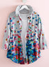 Confetti Ruffle Collar Jacket