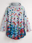 Confetti Ruffle Collar Jacket