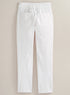 Slim Fit White Denim Jeans