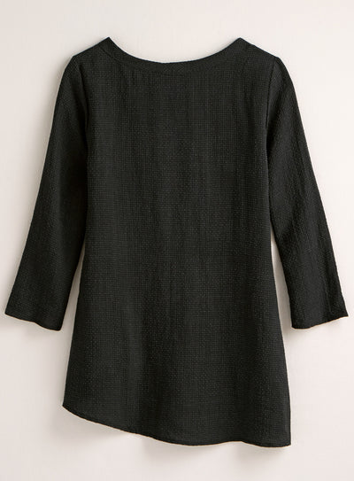 Asymmetric Dobby Weave Tunic