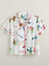 Bird and Butterfly Short-Sleeve Pajamas