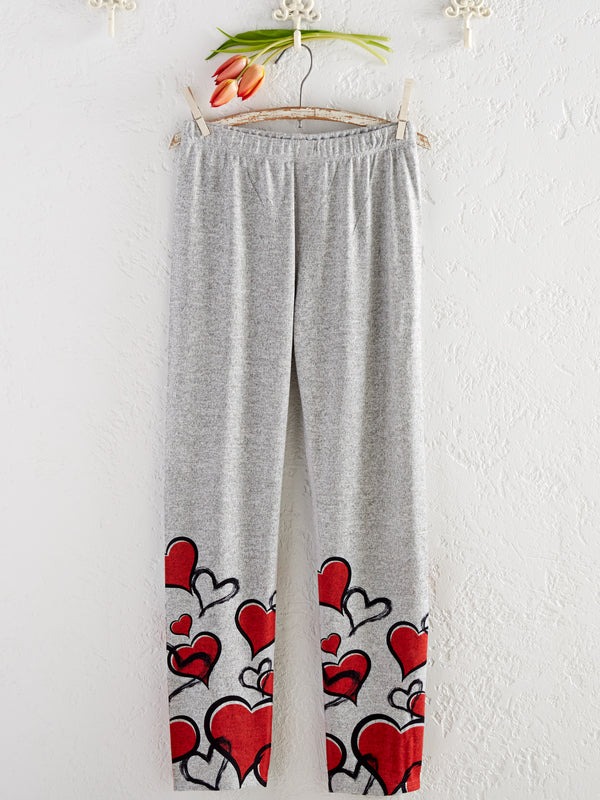 I Heart Art Slim Knit Pants FINAL SALE (No Returns)