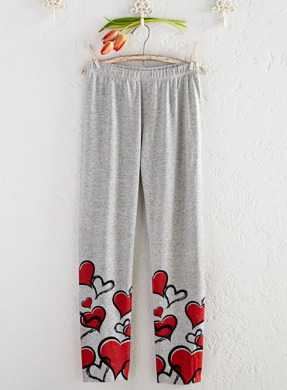 I Heart Art Slim Knit Pants FINAL SALE (No Returns)