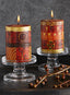 Harvest Hues Hand-painted Pillar Candles